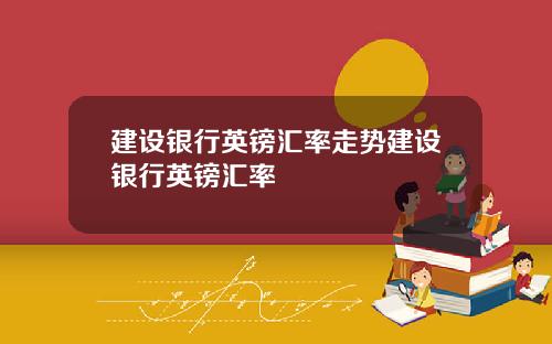 建设银行英镑汇率走势建设银行英镑汇率
