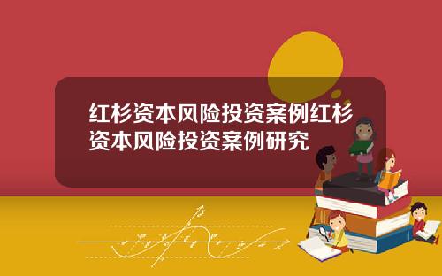 红杉资本风险投资案例红杉资本风险投资案例研究