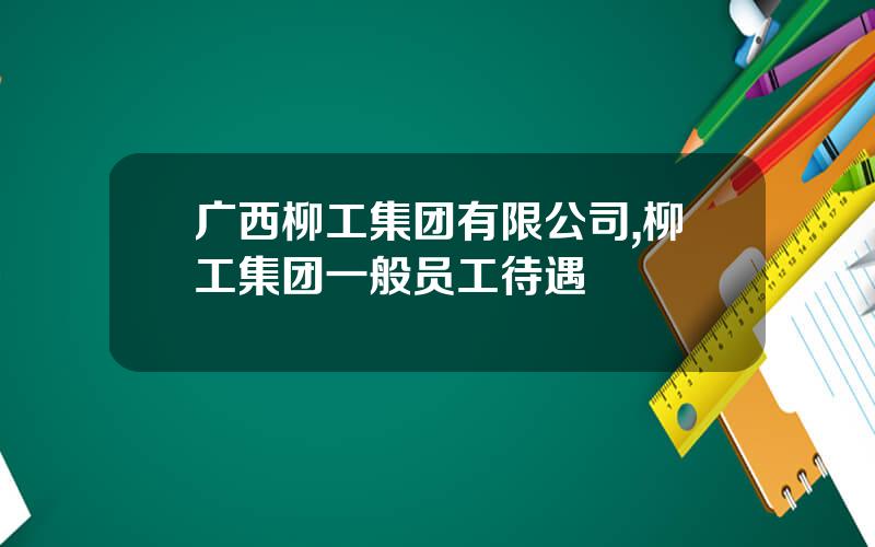 广西柳工集团有限公司,柳工集团一般员工待遇